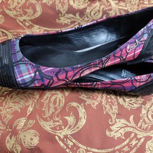 Ladies Coach Ballet with Sequin Detail Flat